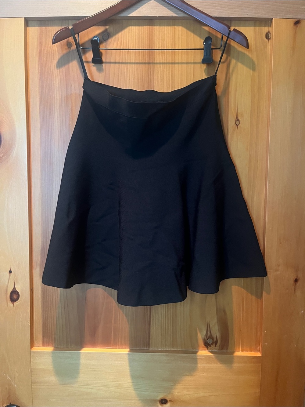 BCBGMaxAzria Black Circle Skirt
